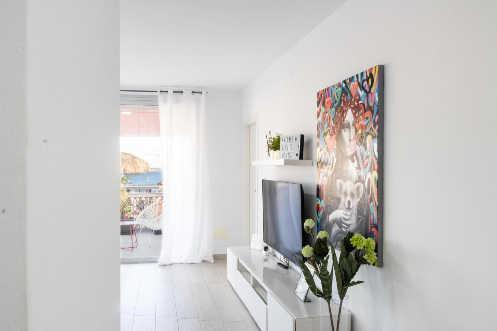 The White Heart House - Attic Sea View Los Cristianos (Tenerife) Exterior foto